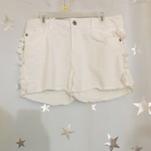 ☆CUTE ARIZONA WHITE TASSEL SHORTS☆